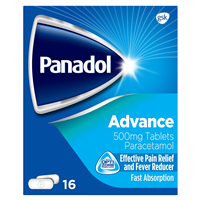 Panadol Advance 500mg Tablets 16s