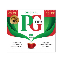 PG Tips Pyramid Teabags 80s p.m.£3.29