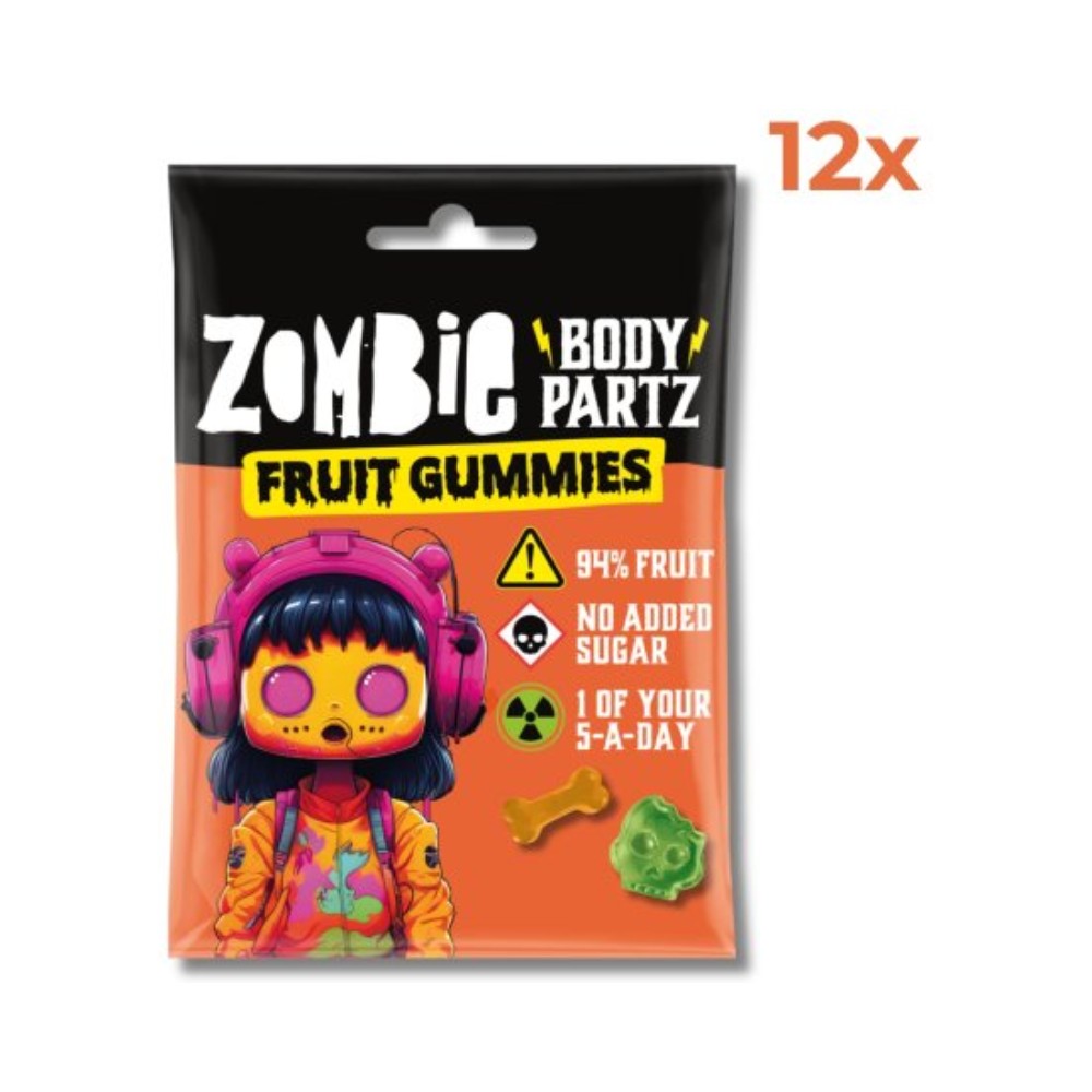 Zombie Body Partz Fruit Gummies 35g