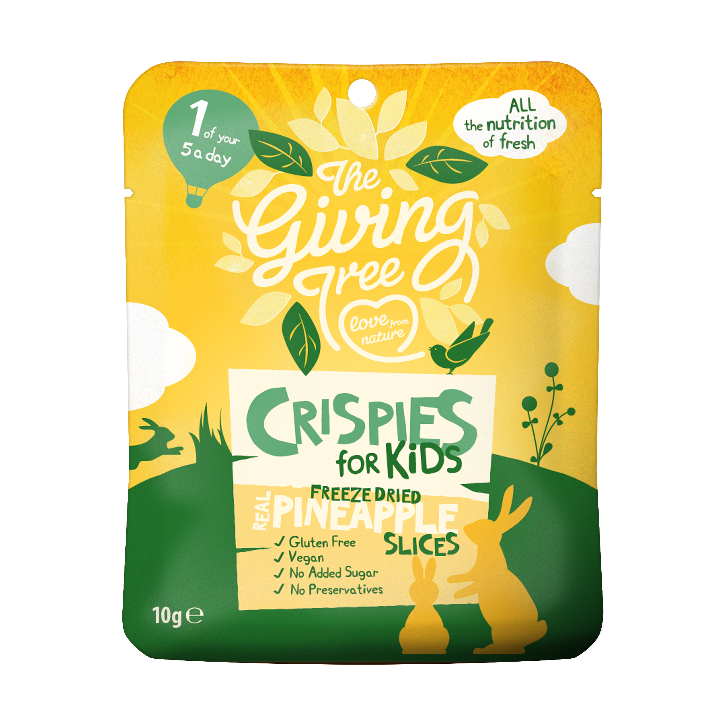 The Giving Tree Crispies for Kids Pineapple 10g