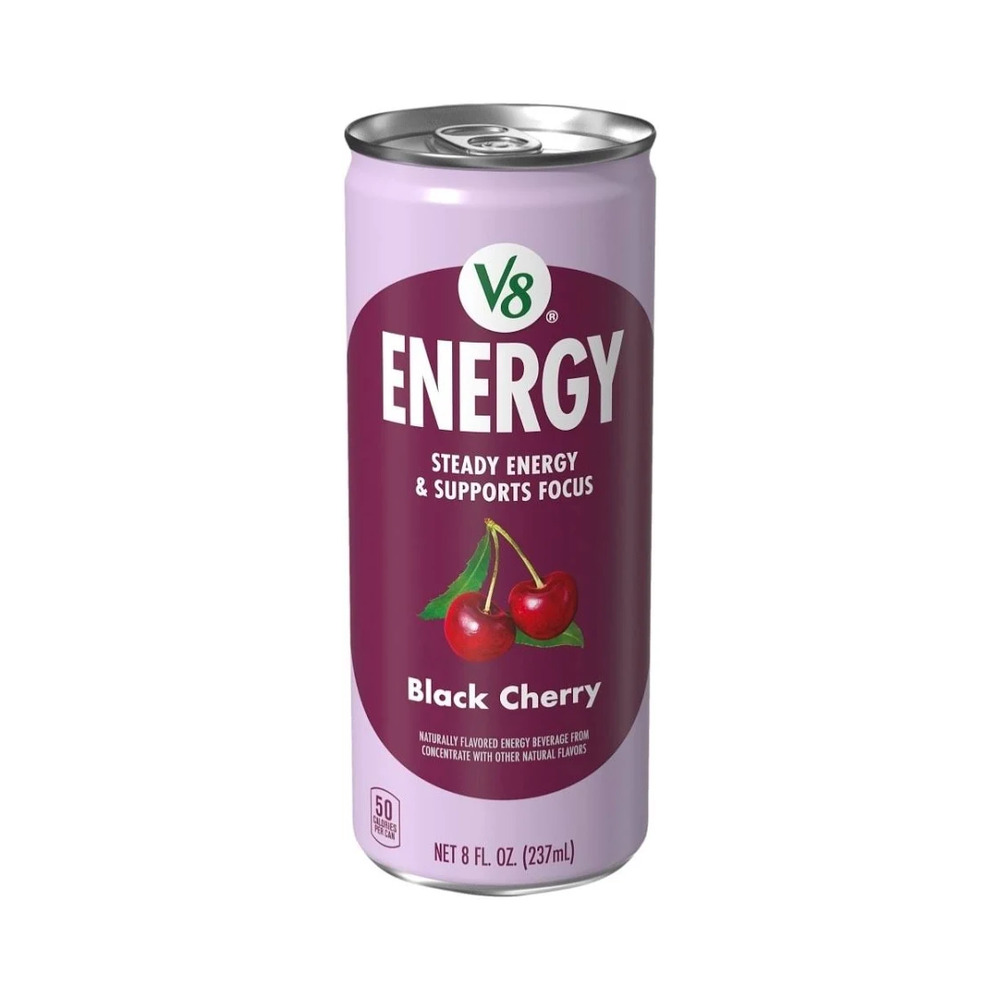 V8 Energy Black Cherry 8oz (237ml)