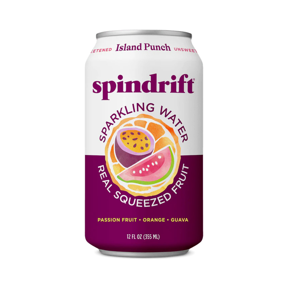 Spindrift Island Punch Flavoured Sparkling Water 12oz (355ml)