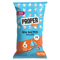 Propercorn Sea Salted Multipack 6x10g
