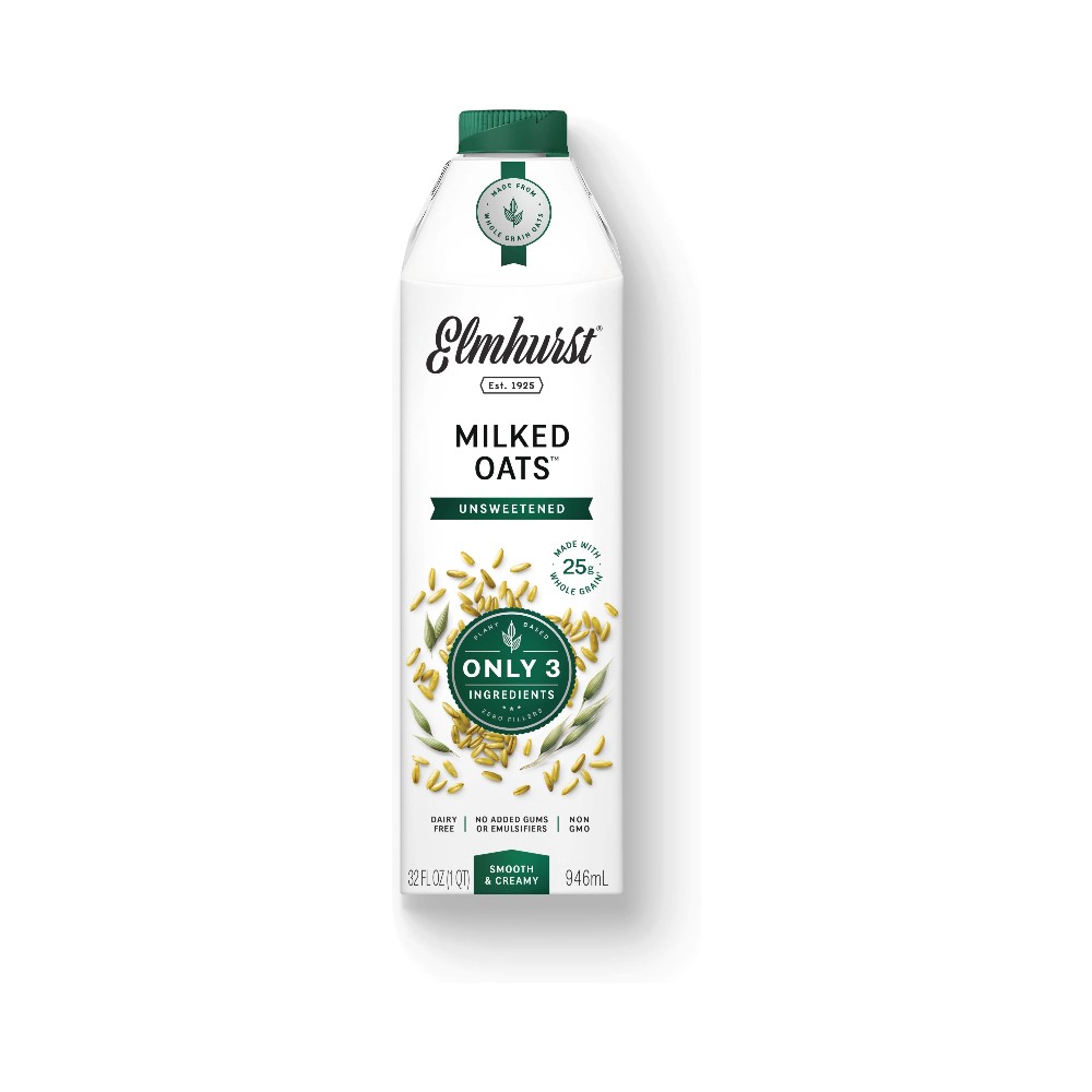 Elmhurst Milked Oats Unsweetened 32oz (946ml)
