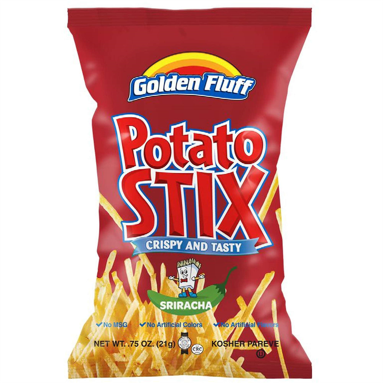 Golden Fuff Potato Stix Sriracha/Honey BBq 22g