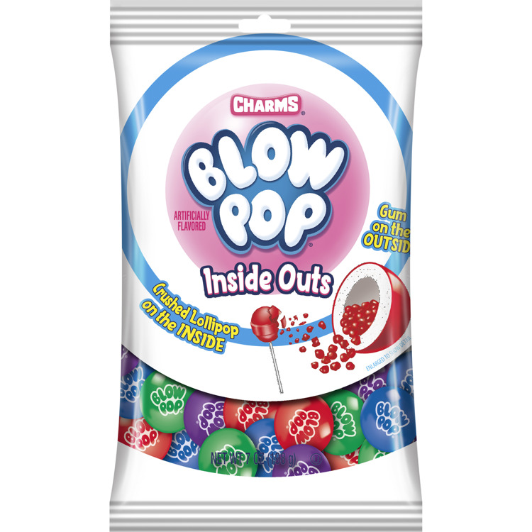 Charms Blow Pop Inside Outs Gumballs 7oz (198g)