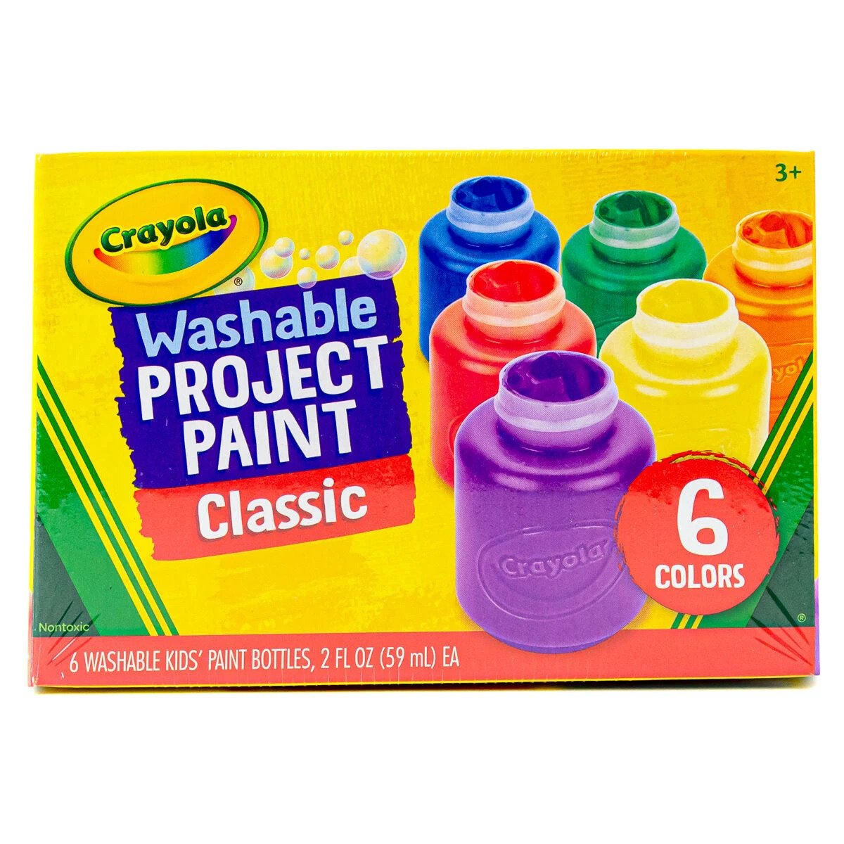 Crayola Washable Kids Paint 6 colours