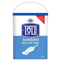 Tate & Lyle Granulated Sugar Tub 3kg
