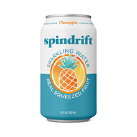 Spindrift Pineapple Flavoured Sparkling Water 12oz (355ml)