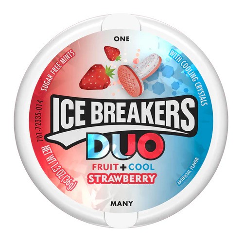 Ice Breakers Duo Strawberry Mints 36g